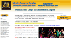 Desktop Screenshot of los-angeles-summer-music-camps.com